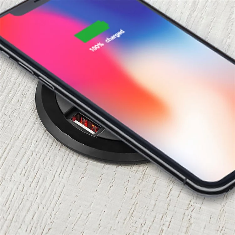 10W Wireless USB Charger for Desk - Image 4