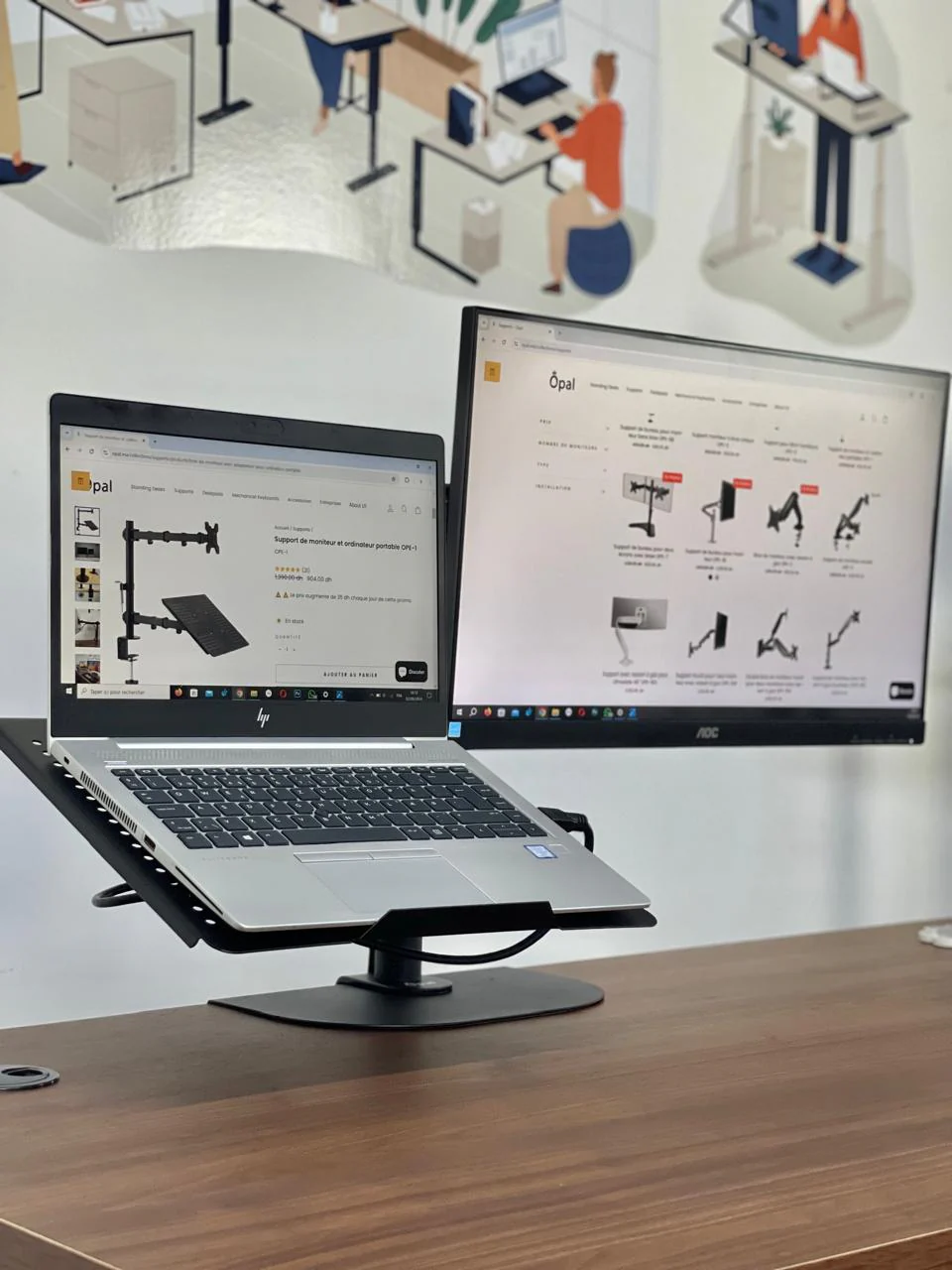 Support de moniteur et ordinateur portable OPE-1 - Image 3