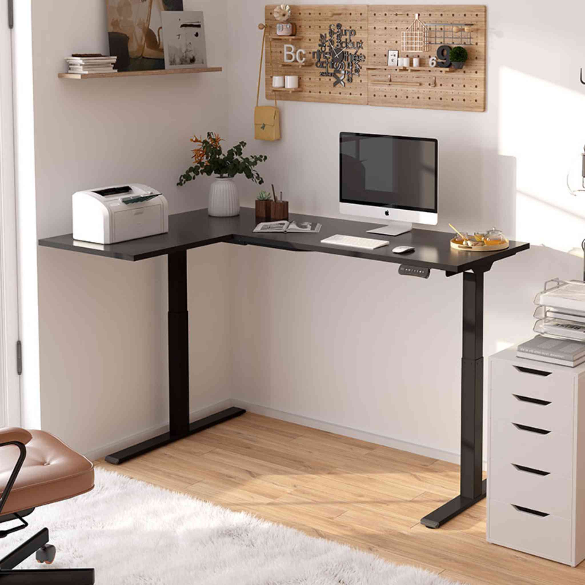 FlexiSpot E1L – Châssis de Bureau Assis-Debout en L - Image 16