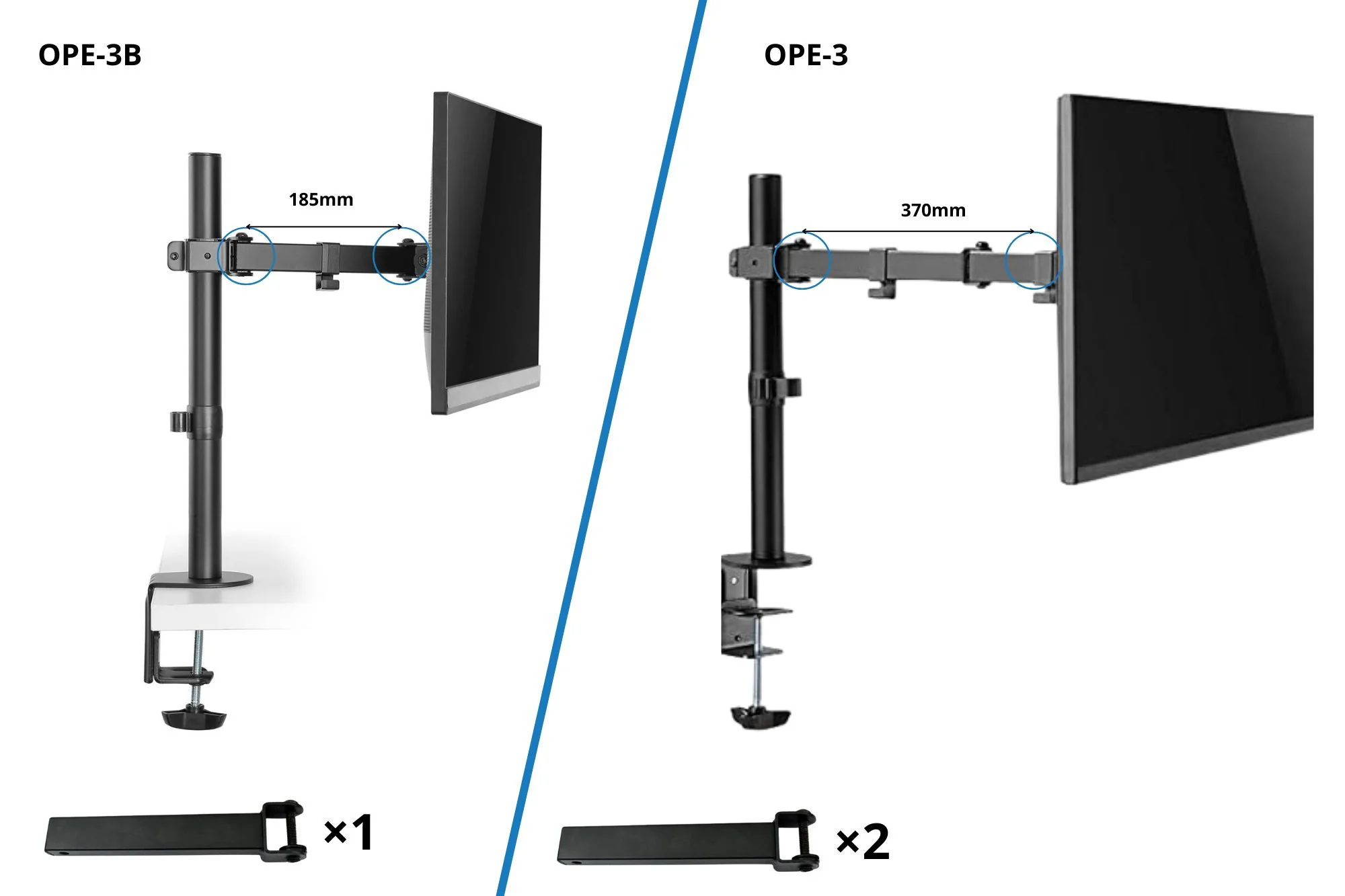 Support moniteur à bras unique OPE-3 - Image 12