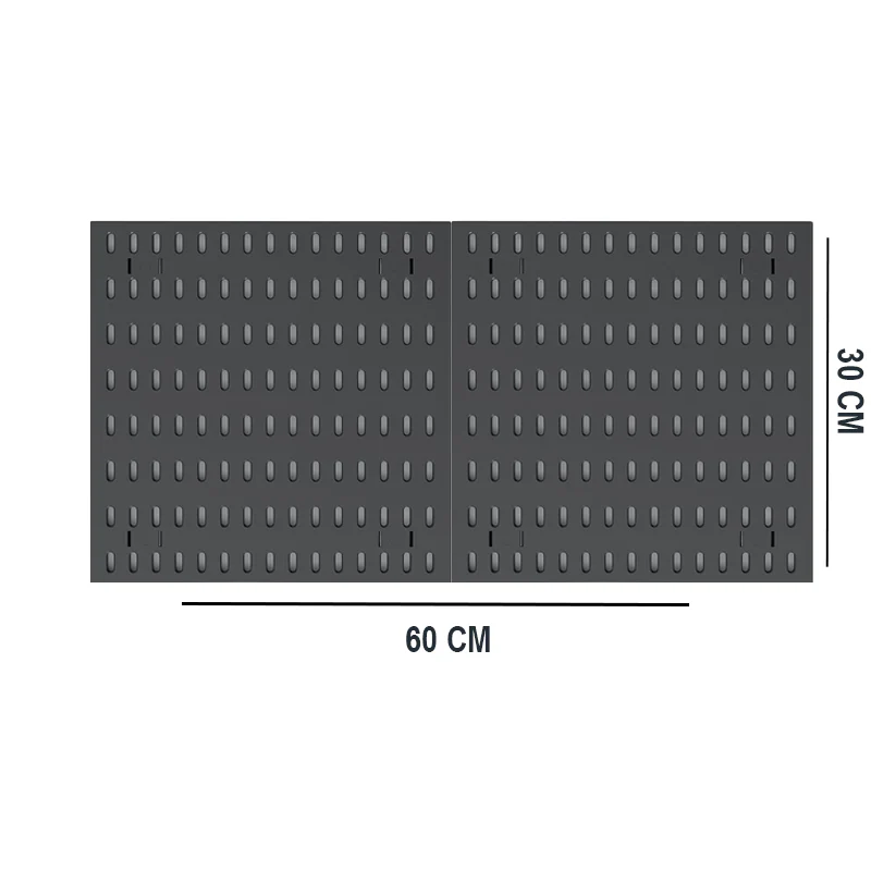 PEGBOARD COMBINATION 60*30 WHITE/BLACK - Image 4