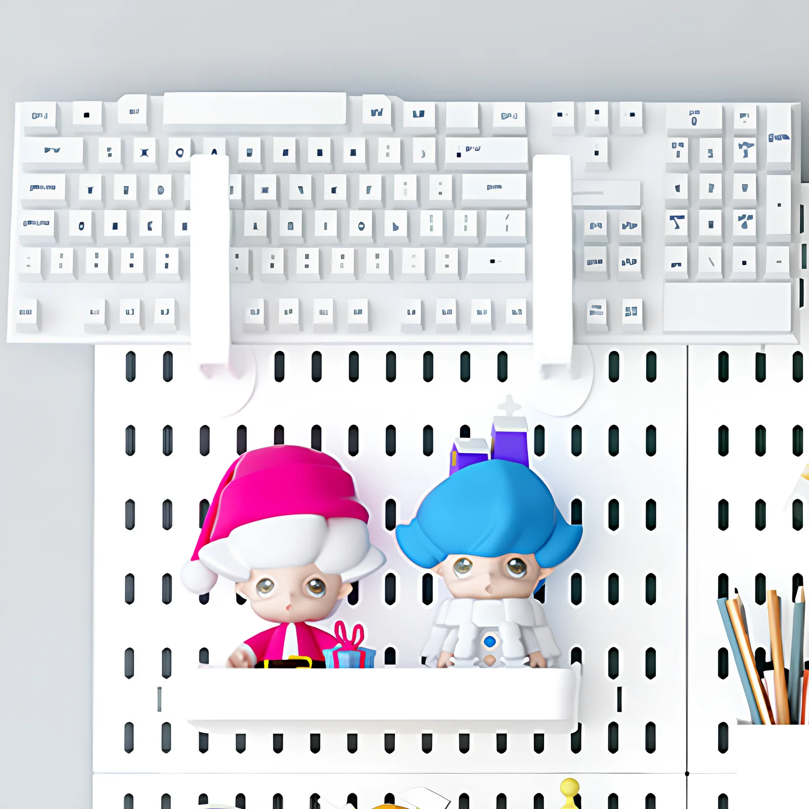 PEGBOARD HOLDER WHITE/BLACK - Image 4