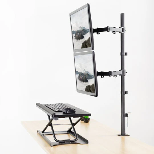 Support de bureau extra haut pour deux moniteurs verticaux OPE-73 - Image 5