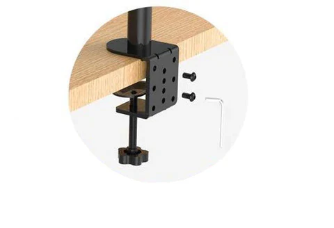 Support de bureau extra haut pour un seul moniteur et ordinateur portable OPE-4 - Image 7