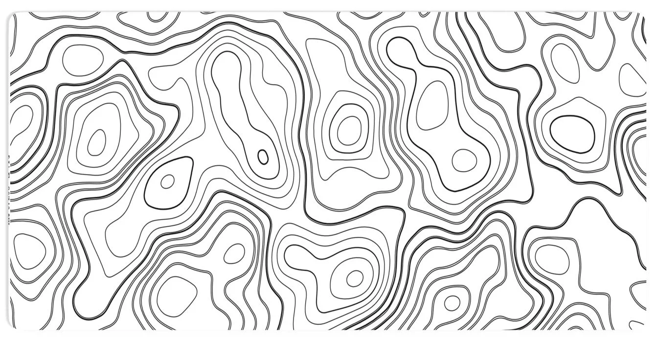 Topographic Lines  DESK PAD - Image 3